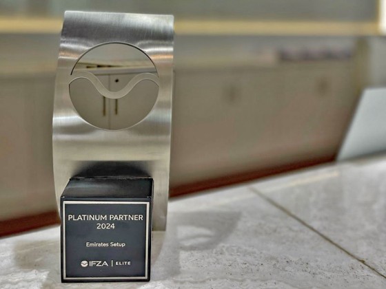 ifza platinum emiratessetup award